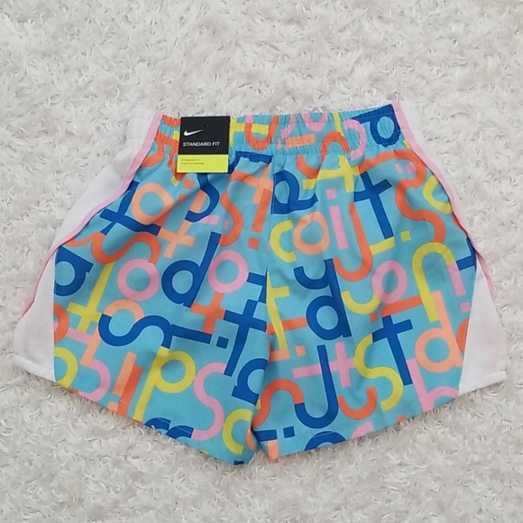 NWT Girl's Nike Running Shorts with built in undie - Picture 2 of 8